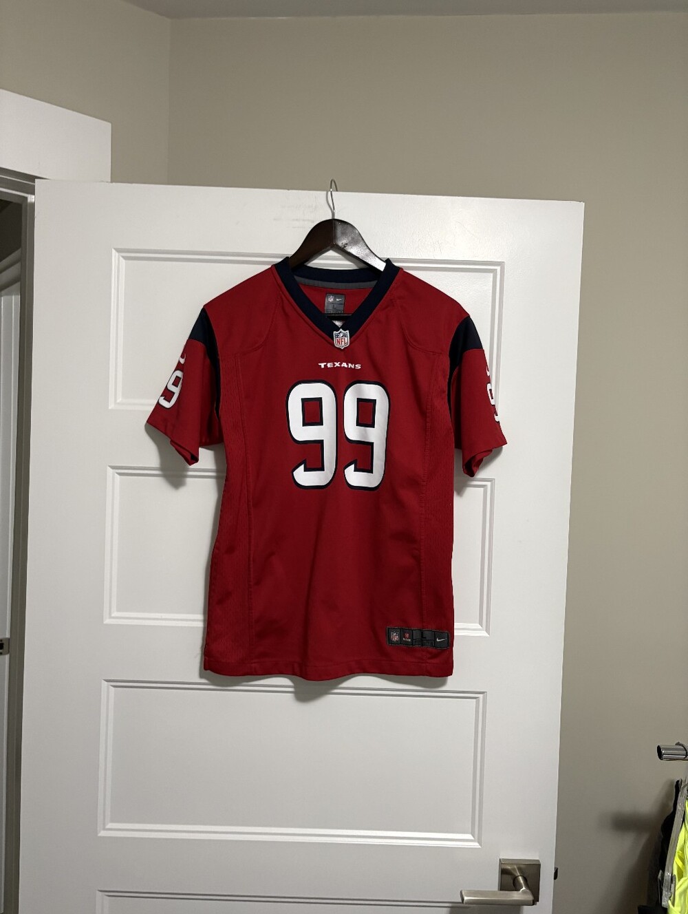 Nike Kids' Houston Texans #99 Red Jersey Top WATT